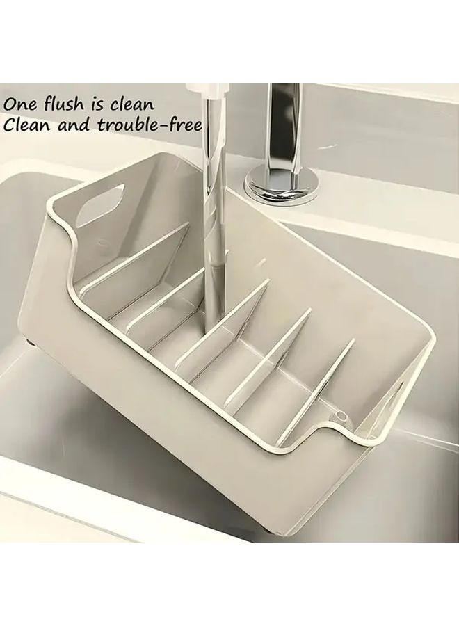 Transparent Plastic Spice Organizer With Adjustable Compartments For Kitchen - Image 4