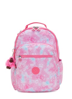 kipling Seoul Kids School Backpack with Tablet Protection Garden Clouds  - Image 1