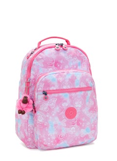 kipling Seoul Kids School Backpack with Tablet Protection Garden Clouds  - Image 5