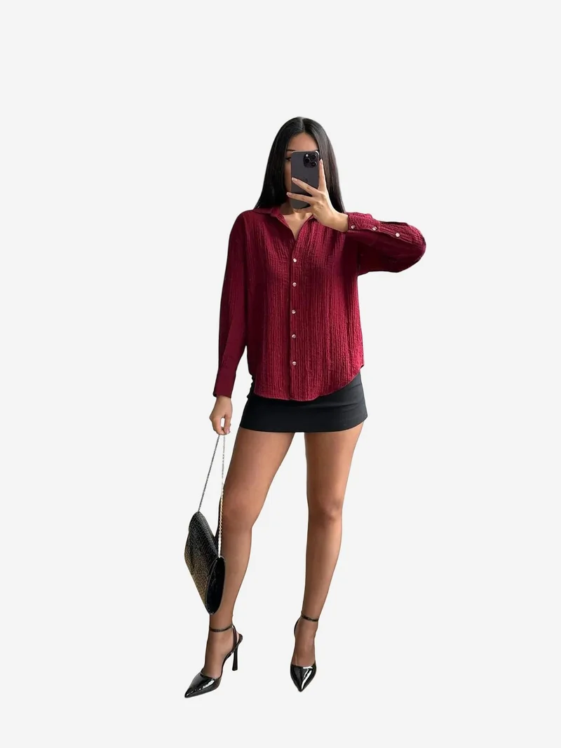 ميكسراي قميص ميكسراي بأكمام طويلة