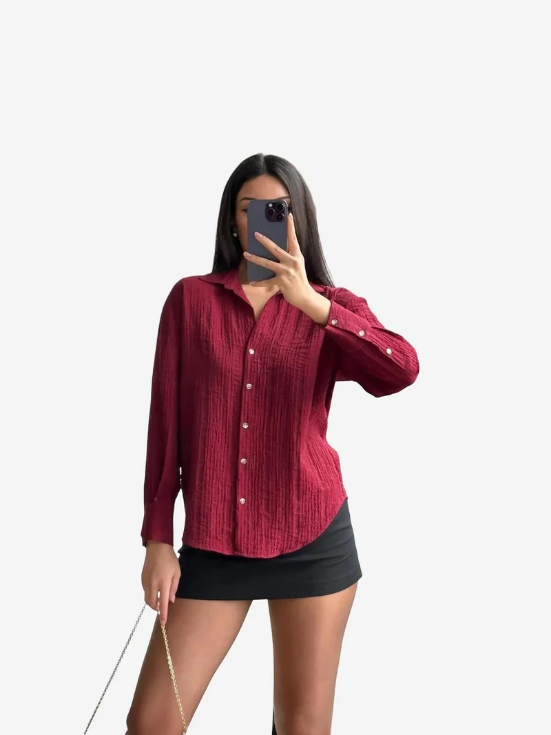 ميكسراي قميص ميكسراي بأكمام طويلة