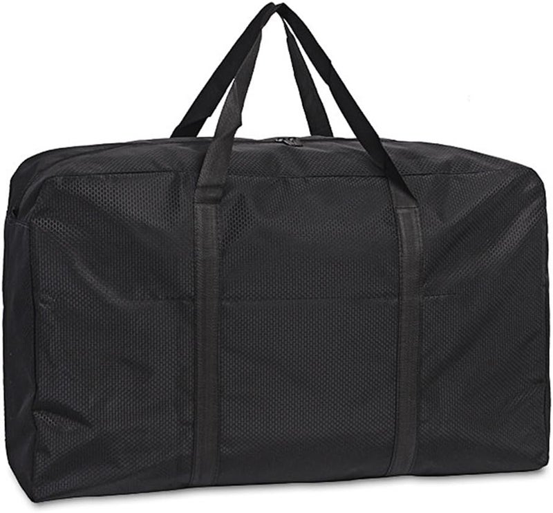 Holiberty 180L Oversized Waterproof Storage Bag Foldable Travel Duffel Cargo Jumbo Bag Comforter Quilt Bedspread Pillow Luggage Moving Tote Garment Closet Storage Organizer Space Saving Laundry Bag - Image 1