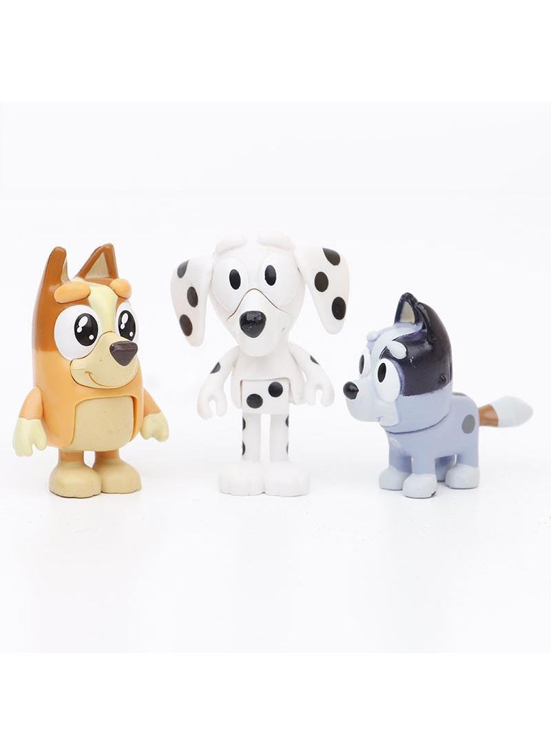Y&D 8-Piece Bluey's Family Figurines Model Toys  - Image 3