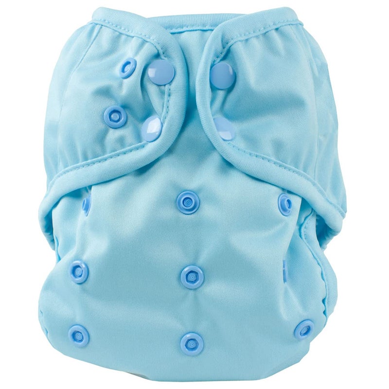 OsoCozy One Size Cloth Diaper Covers Adjustable Snap Fit Double Leg Gussets for Baby Boys Girls from 835 Pounds Use with Prefold Flat or Fitted Cloth Diapers or Snapin Inserts