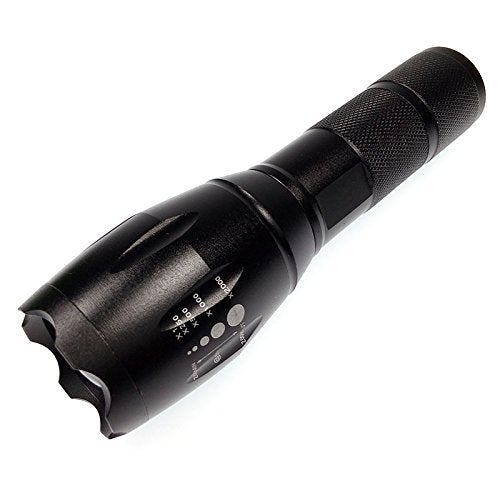 Generic High Powerful xml t6 xm l2 led Flashlight Aluminum Alloy zoomable Adjustable 5 Modes Zoom inOut Torch Light for 18650AAA - Image 1