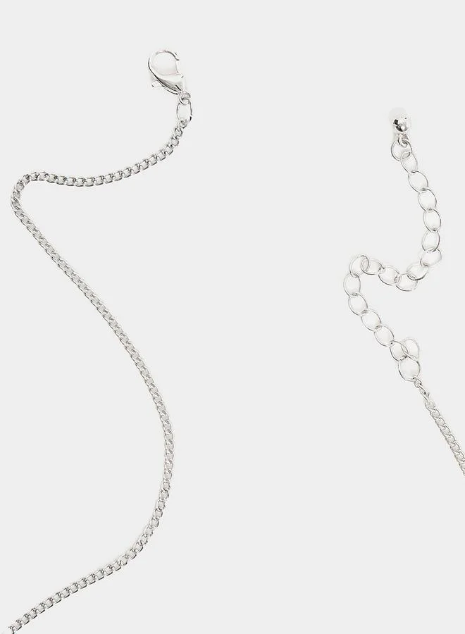 Styli Star & Moon Drop Necklace