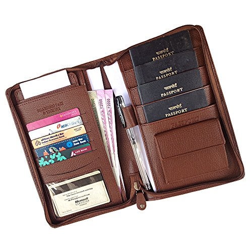 Gear-R Brown Leather Unisex Passport Holder (GR-PW-001) - Image 2