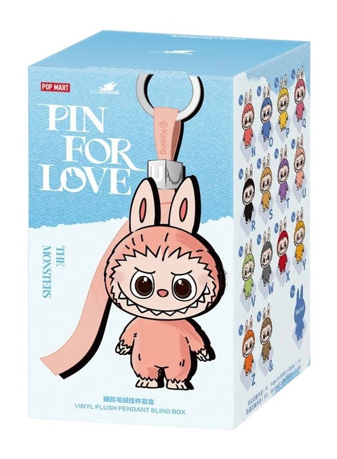 Labubu THE MONSTERS Pin for Love Series-Vinyl Plush Pendant Blind Box (N-Z) -