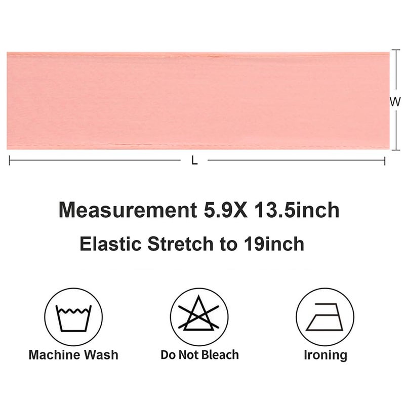 Gankar Gankar 50 Pack Dusty Pink Chair Sashes for Wedding Birthday Party Party Decor  - Image 5