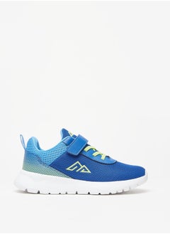 Boys Textured Sports Shoes with Hook and Loop Closure