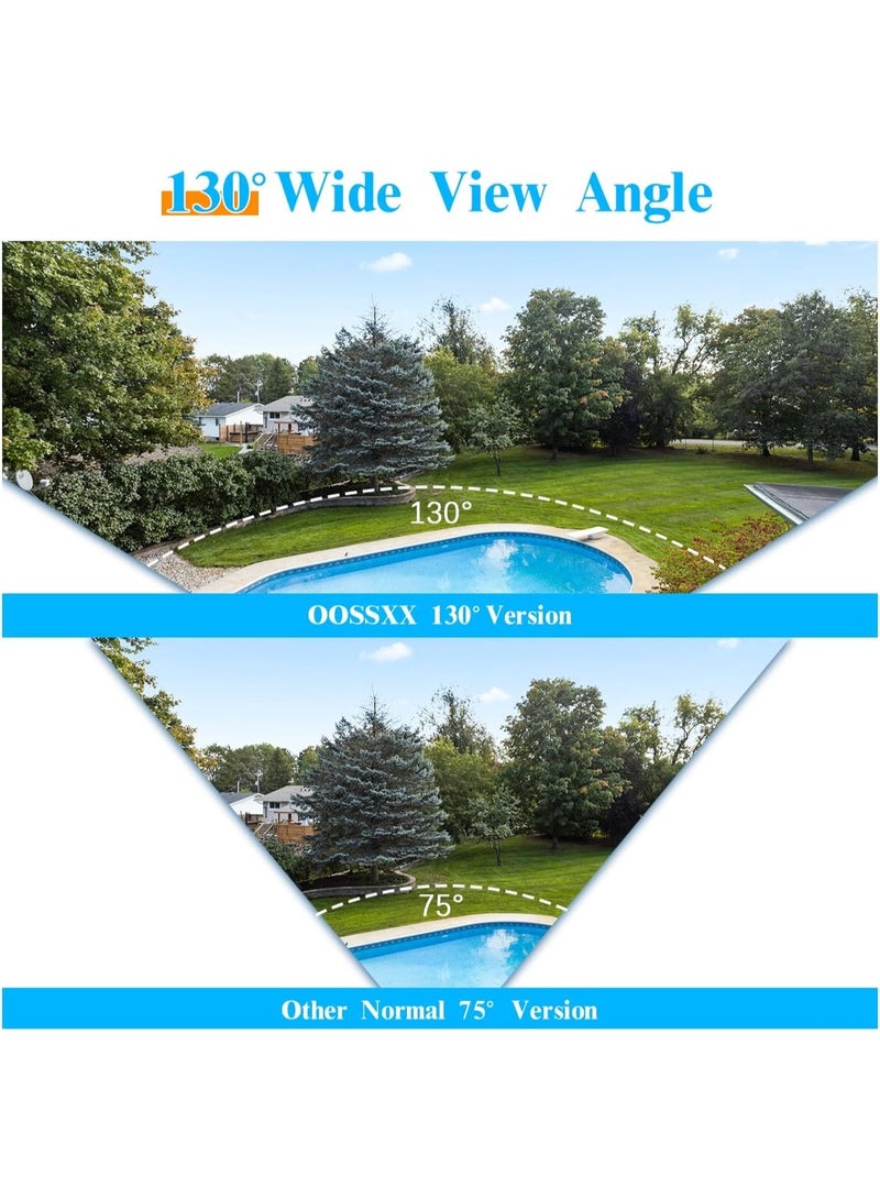 5MP Wireless Outdoor Security Camera System – 130° Ultra-Wide Angle with PIR Motion Detection & Two-Way Audio - Image 4