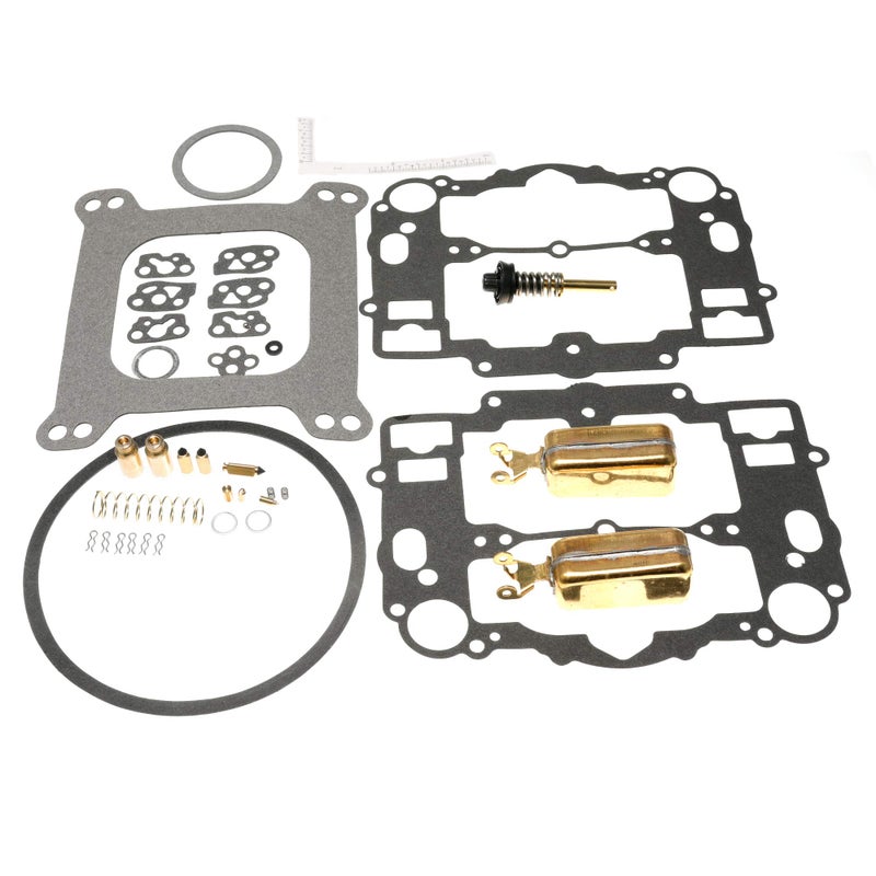imUfer Carburetor Rebuild Kit for Edelbrock 1400 1404 1405 1406 1407 1409 1411 1477 (With 2 Brass Floats)