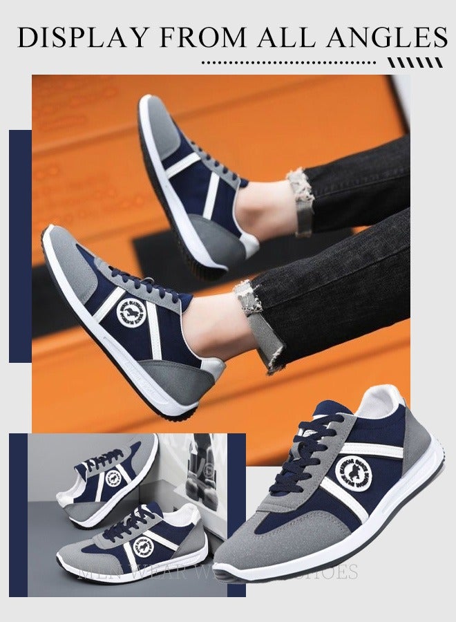 Breathable and lightweight casual men's shoes, new summer style casual shoes, fashionable and versatile sports shoes with soft soles for slip resistance and trendy vibes.  - Image 2