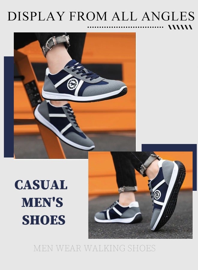 Breathable and lightweight casual men's shoes, new summer style casual shoes, fashionable and versatile sports shoes with soft soles for slip resistance and trendy vibes.  - Image 3
