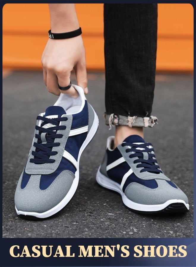 Breathable and lightweight casual men's shoes, new summer style casual shoes, fashionable and versatile sports shoes with soft soles for slip resistance and trendy vibes.  - Image 1
