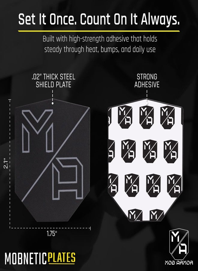 Mob Armor MobNetic Plates (2 Pack) - Compatible with Mob Magnetic Phone Mount for Car - Universal Smartphone Mounting Plates - Best Vehicle Accessory for Cellphone - Black - Image 4