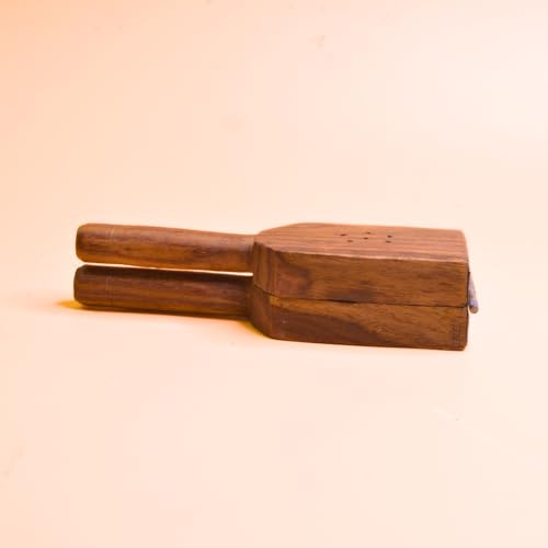 santarms Wooden Lemon Juicer Squeezer for Kitchen, Manual Hand Press Neembu Juicer, Eco-Friendly Citrus Juice Extractor with Strong Grip, Durable Wooden Kitchen Tool for Home Use (Made in India) - Image 2