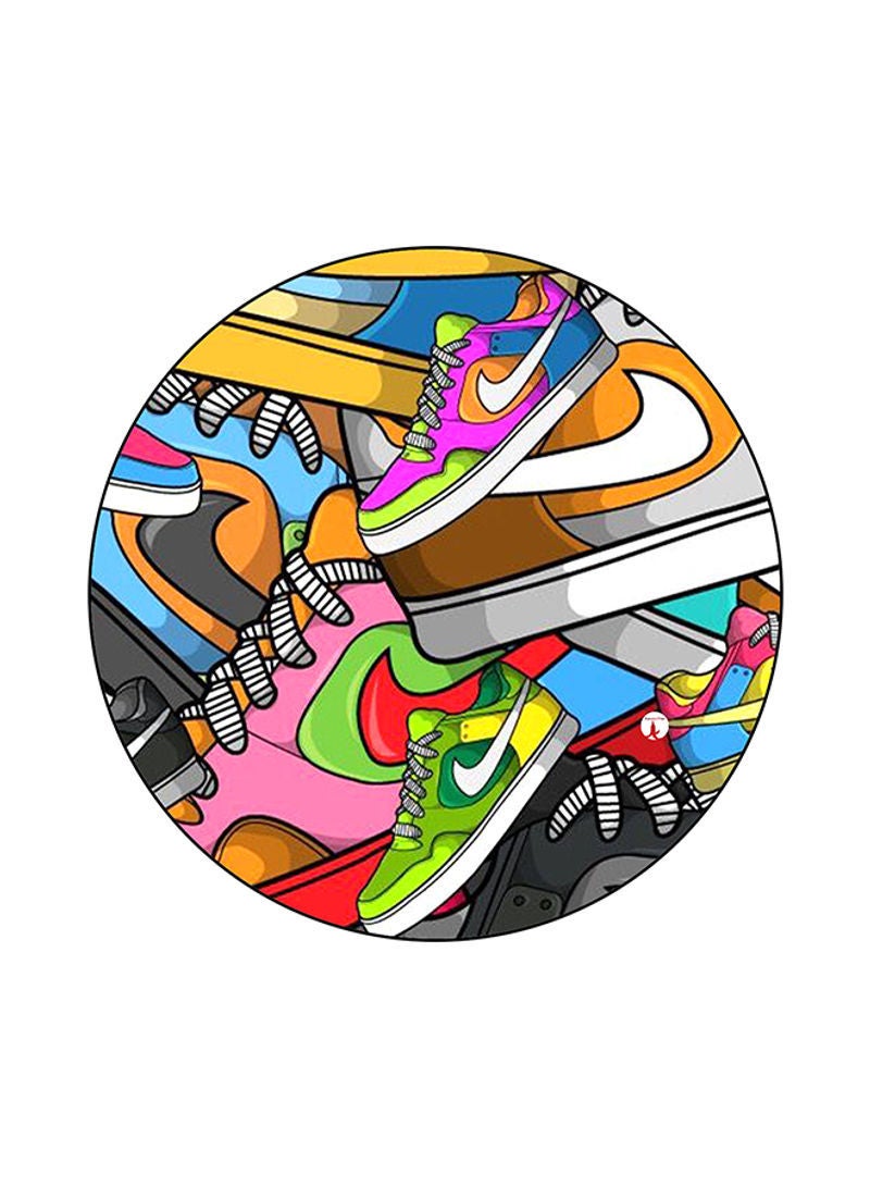 RKN Shoes Print Mouse Pad Multicolour