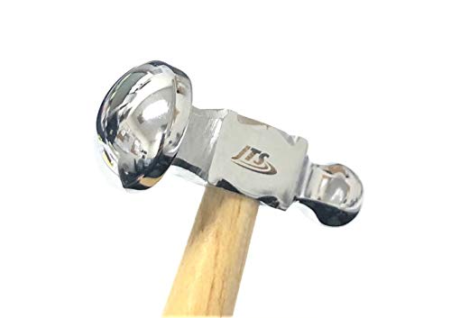 JTS Chasing Hammer 1" Full Domed Face Jewelry Crafts Metal Forming Jewelers Hammer by JTS - Image 2