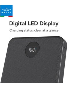 Brave 10000mAh Slim USB-C Power Bank, 10000 mAh 22.5W Portable Charger with PD3.0 & QC3.0 Fast Charging, LED Display, High-Speed Charging Battery Pack for iPhone 16/15/14/13/12/11 Pro, Samsung S24/S23/S22, Google Pixel, LG, iPad, AirPods, Nintendo Switch & More Devices  - Image 4