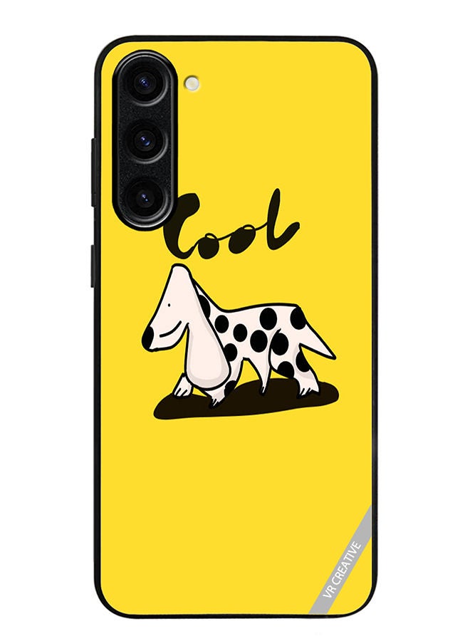 VR CREATIVE Protective Case Cover For Samsung Galaxy S23 Cool Dog Design Multicolour - Image 1