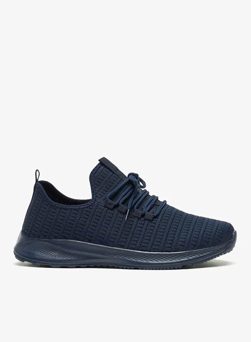 Oakland Mesh Textured Shoes with Lace-Up Closure