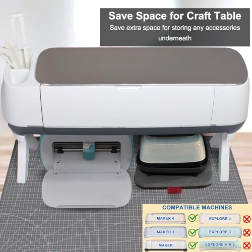 LOPASA Stand Legs Compatible with Cricut Maker 4,3 & Explore 4,3, Air 2, Machine Organization and Storage, Craft Desk Accessories and Space Organizer, Cutting Machine Storage Solutions - Image 2