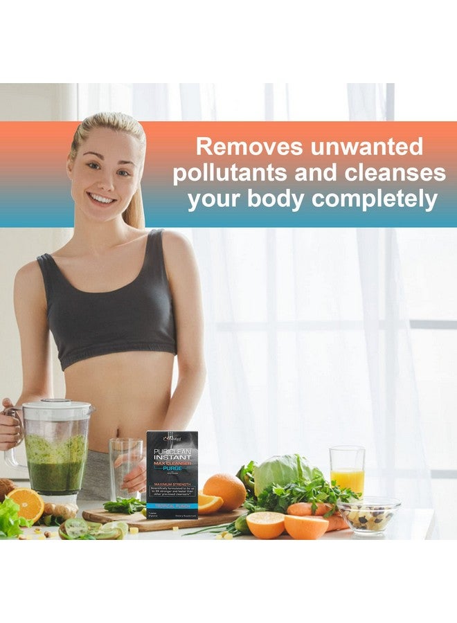 Wellgenix Puriclean Instant Max Cleanser Purge - Detox Cleansing Powder - Fruit Punch - 9 Grams of Herbal Cleansing Detox Powder - Image 5