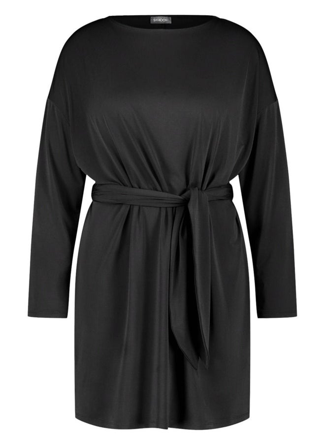 Samoon Elegant Belted Tie Long T-Shirts  - Image 5