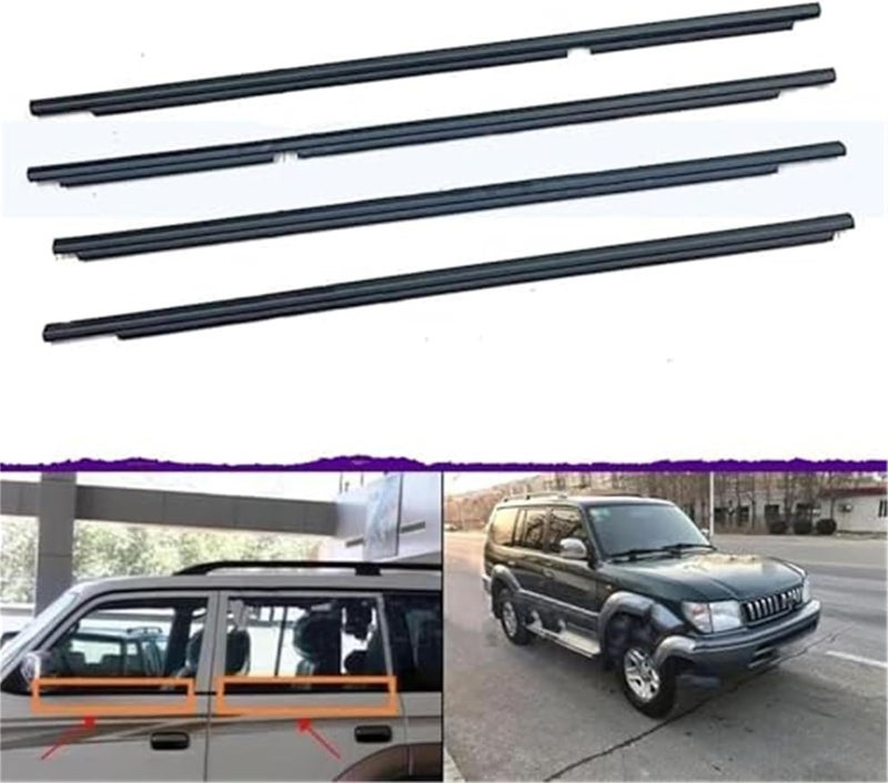 Vuzmode Car Door Window Seals for Land Cruiser LC95 - Image 5