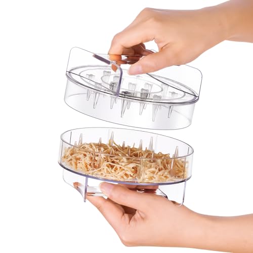 Manba Chicken Shredder - Clear Chicken Shredder Tool Twist, Meat Shredder Tool Twist, Chicken Breast Food Shredded Tool Twist Machine for Dog and Cat Food Meal Prep - Image 1