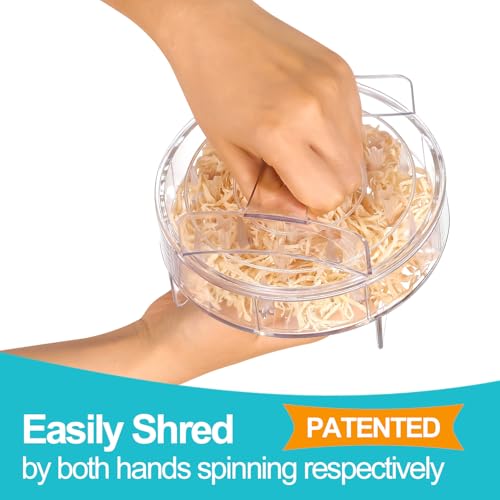 Manba Chicken Shredder - Clear Chicken Shredder Tool Twist, Meat Shredder Tool Twist, Chicken Breast Food Shredded Tool Twist Machine for Dog and Cat Food Meal Prep - Image 2