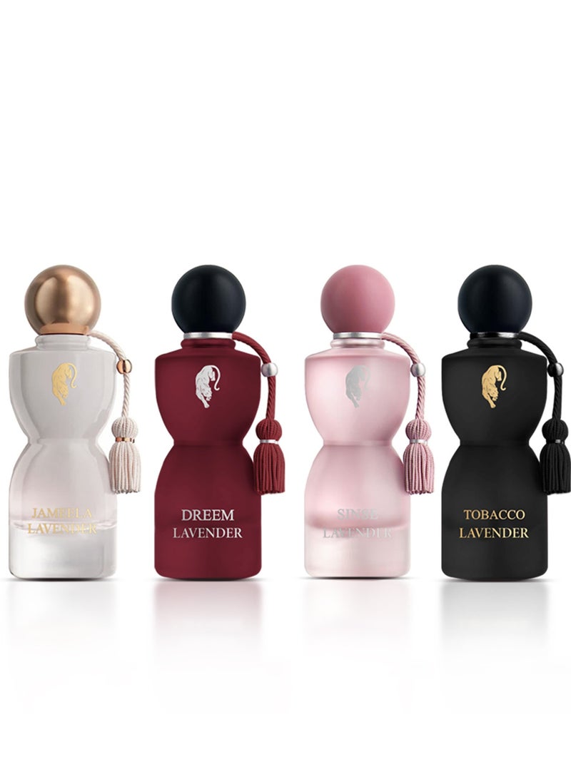 لافندر مجموعة عطر جورجينا 75 مل 4 قطع  - Image 4
