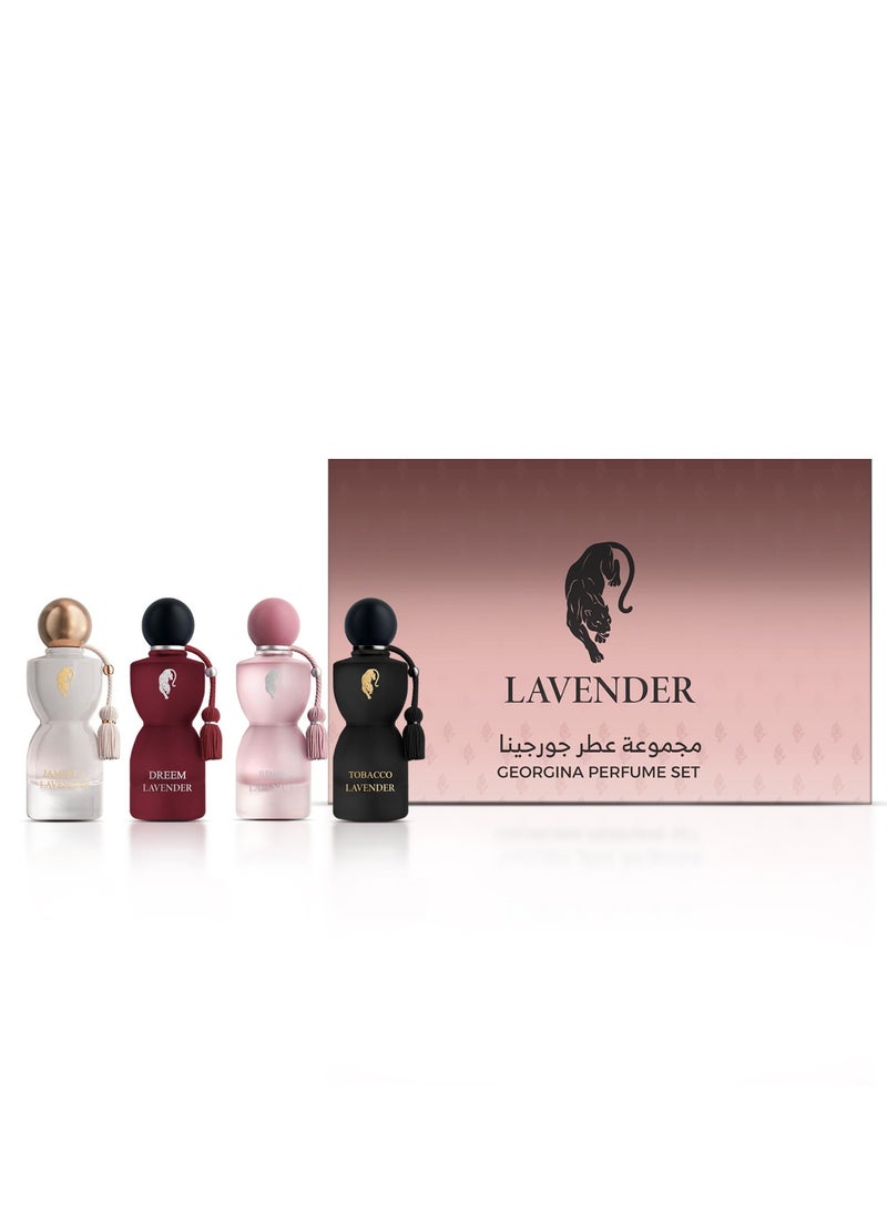 لافندر مجموعة عطر جورجينا 75 مل 4 قطع  - Image 5