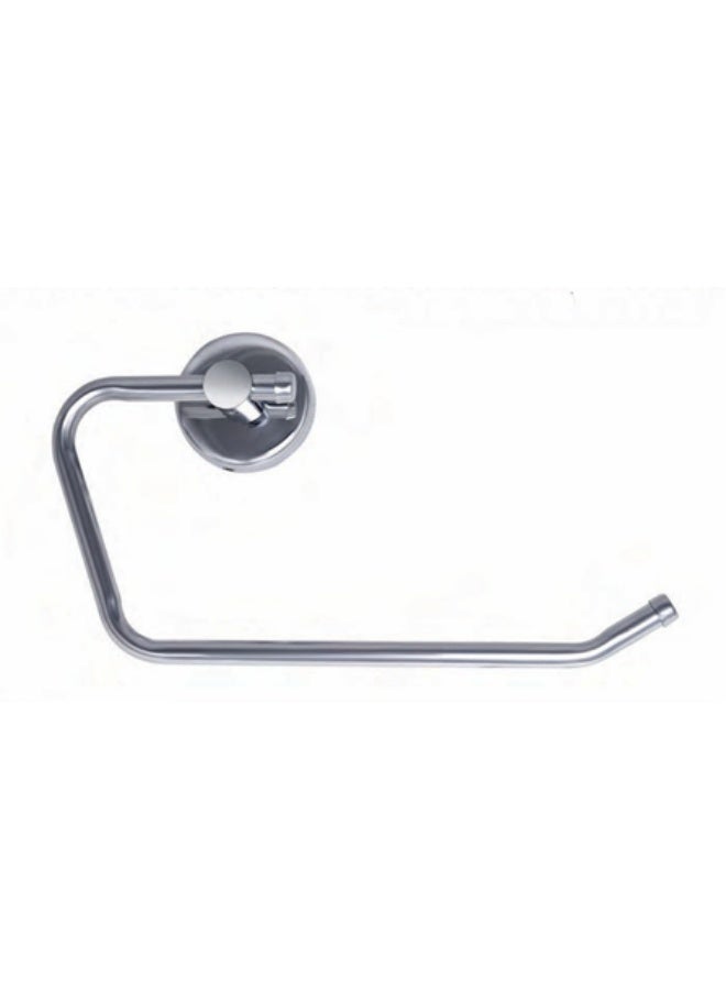 Towel Ring Open, SS Chrome Finish, Pack of 2 Units for kitchen bathroom toilet paper holder