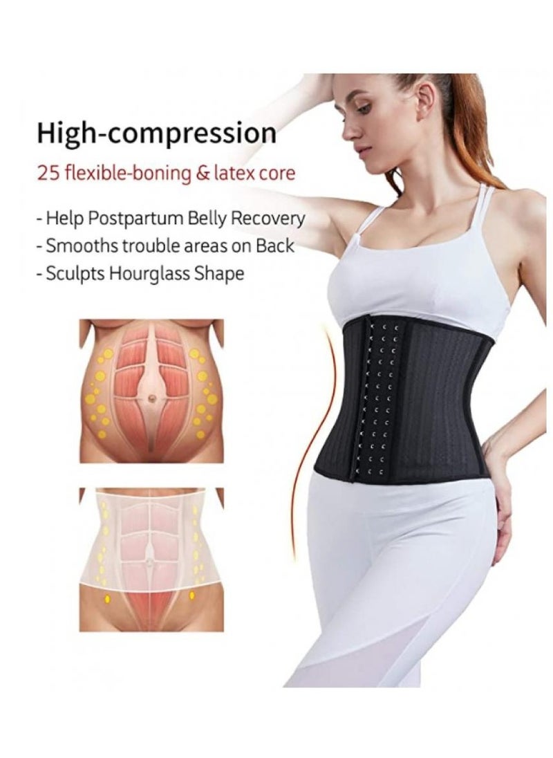 Alissa Waist Trainer for Women Latex Underbust Waist Corsets Cincher Hourglass Body Shaper 4 Hooks XL  - Image 2