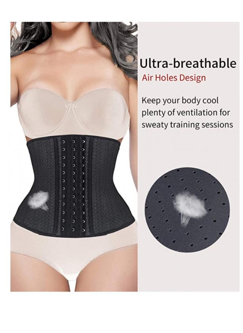 Alissa Waist Trainer for Women Latex Underbust Waist Corsets Cincher Hourglass Body Shaper 4 Hooks XL  - Image 4