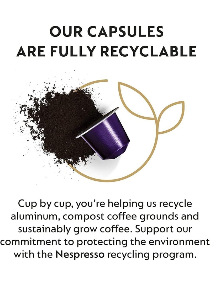 Nespresso Arpeggio Decaffeinato Espresso Coffee 10 Capsule Sleeve - Image 3
