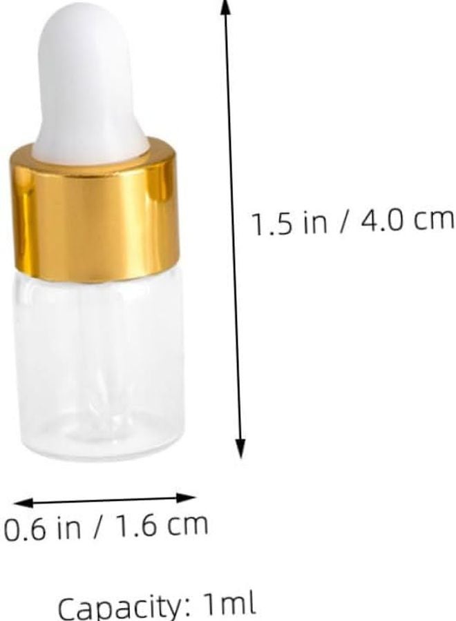 30Pcs 10ml Amber Glass Dropper Bottles For Essential Oils Perfume Cosmetics Refillable - Image 3