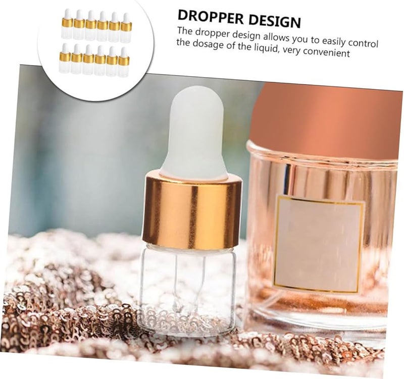 30Pcs 10ml Amber Glass Dropper Bottles For Essential Oils Perfume Cosmetics Refillable - Image 4