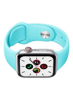 PROMASS Silicone Replacement Band For Apple Watch Series 5/4/3/2/1 Light Blue  - Image 2