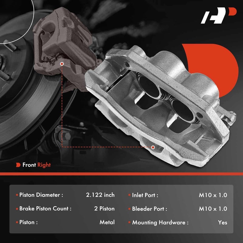 A-Premium Front Right Brake Caliper Assembly - Image 2