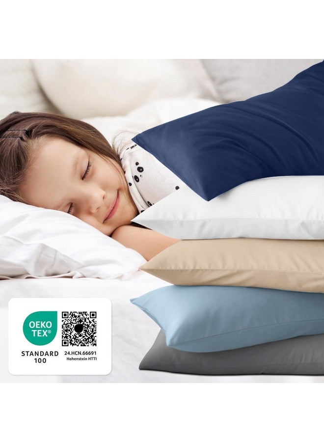 Warmstar 100% Cotton Toddler Pillowcase Set of 2, 600 Thread Count 13x18 Toddler Pillowcases Soft & Breathable, Cotton Travel Pillow Case Cover 13"x 18" with Envelope Closure,White - Image 5