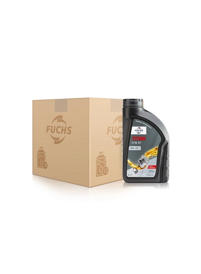 FUCHS Fox 0W20 engine oil, box of 12 pieces - Fuchs