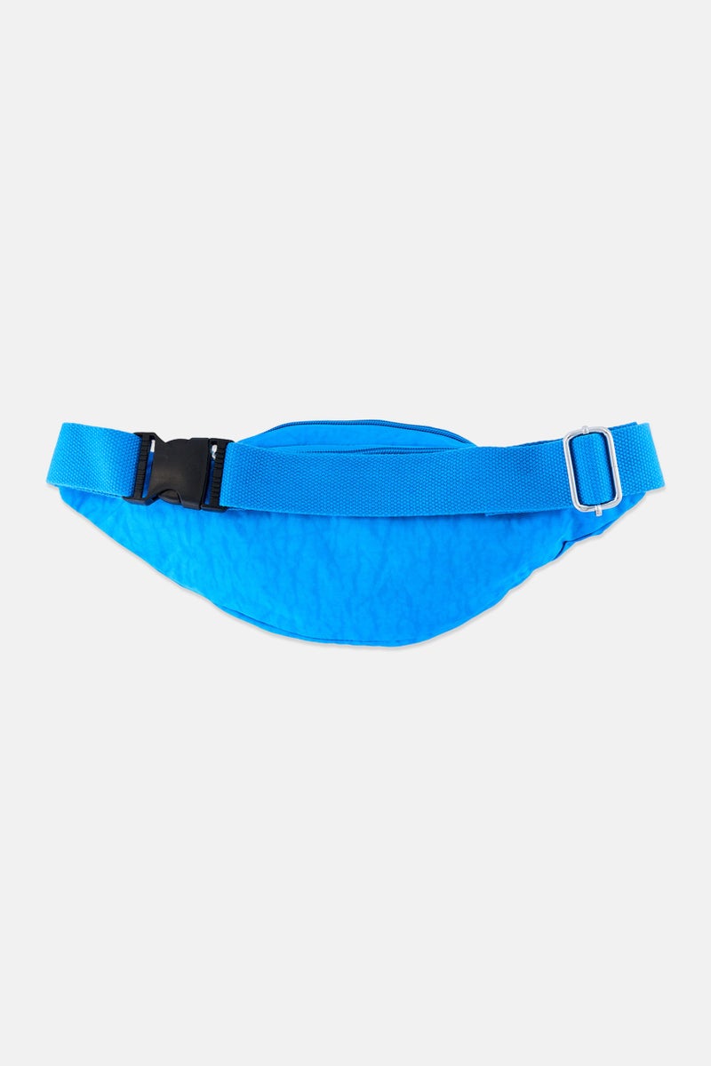 I Love Fashion Women Brand Logo Waist Bag, Ocean Blue - Image 3