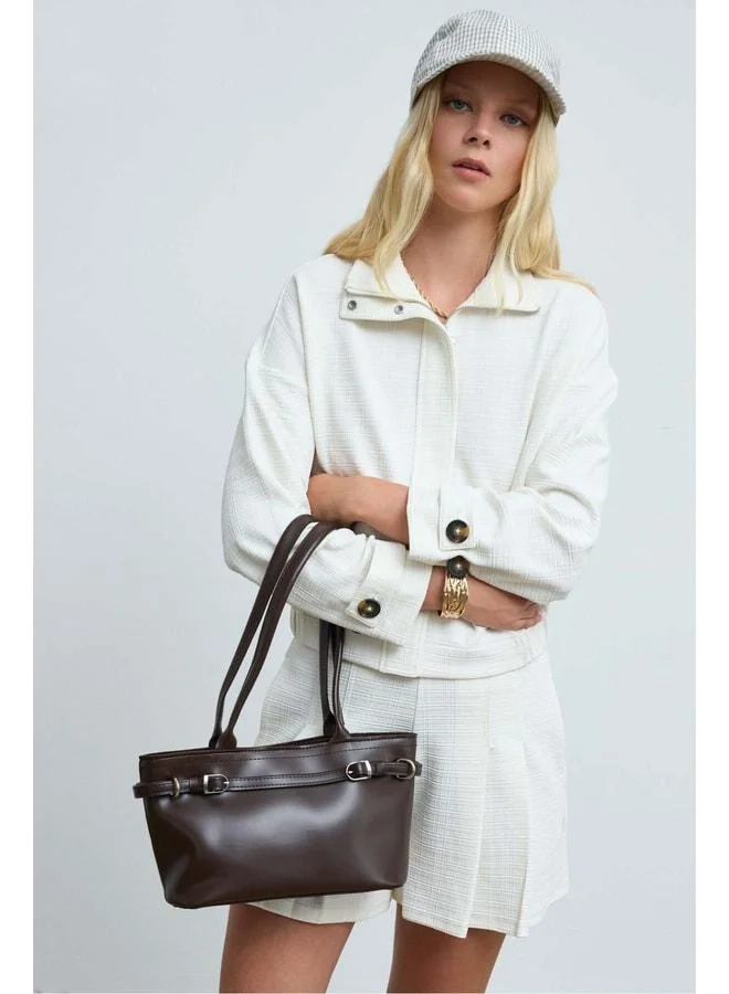 Shule Bags  Glove Shoulder Bag Dark Coffee. for Women | Best Price UAE