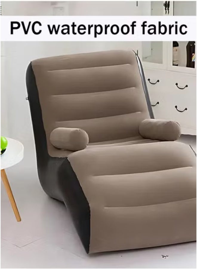 Generic Portable inflatable sofa for picnics, camping, stable and durable, easy to store, perfect for lazy people. Essential for outdoor camping.  - Image 3