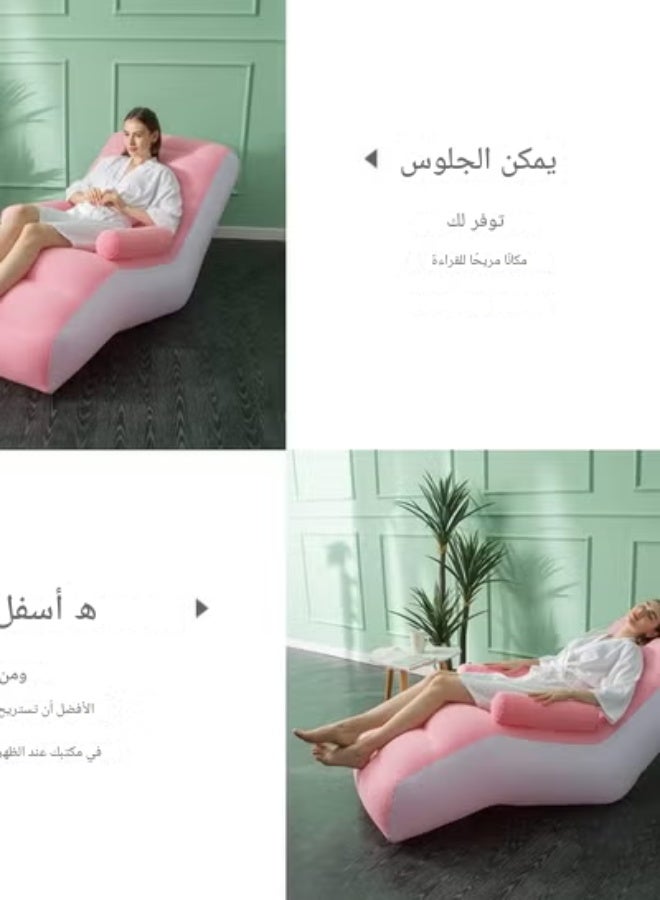 Portable inflatable sofa for picnics, camping, stable and durable, easy to store, perfect for lazy people. Essential for outdoor camping. - Image 3