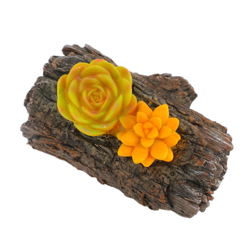 Faux Stump Hidden Key Box Resin Weather Resistant Branch Hidden Spare Key Holder Keychain Outdoor Hider - Image 3