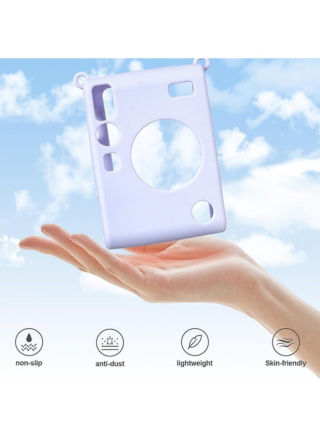 O Ozone Silicone Case for Fujifilm Instax Mini EVO Instant Camera – Soft Rubber Protective Cover, Slim Fit & Lightweight, Shockproof Skin for Mini EVO- Blue  - Image 3